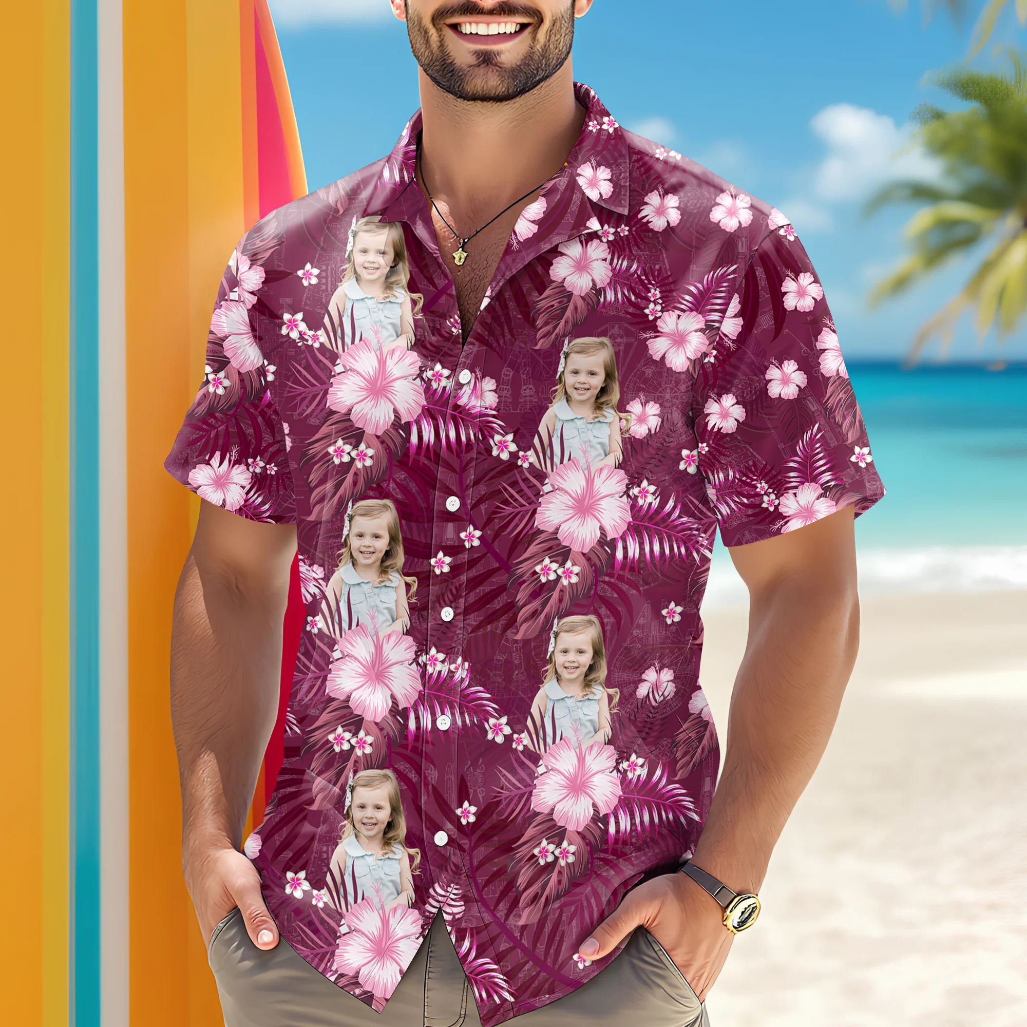 Custom Photo Summer Hawaiian Shirt Perfect For Vacations & Gifts LM32 893749 - Image 12