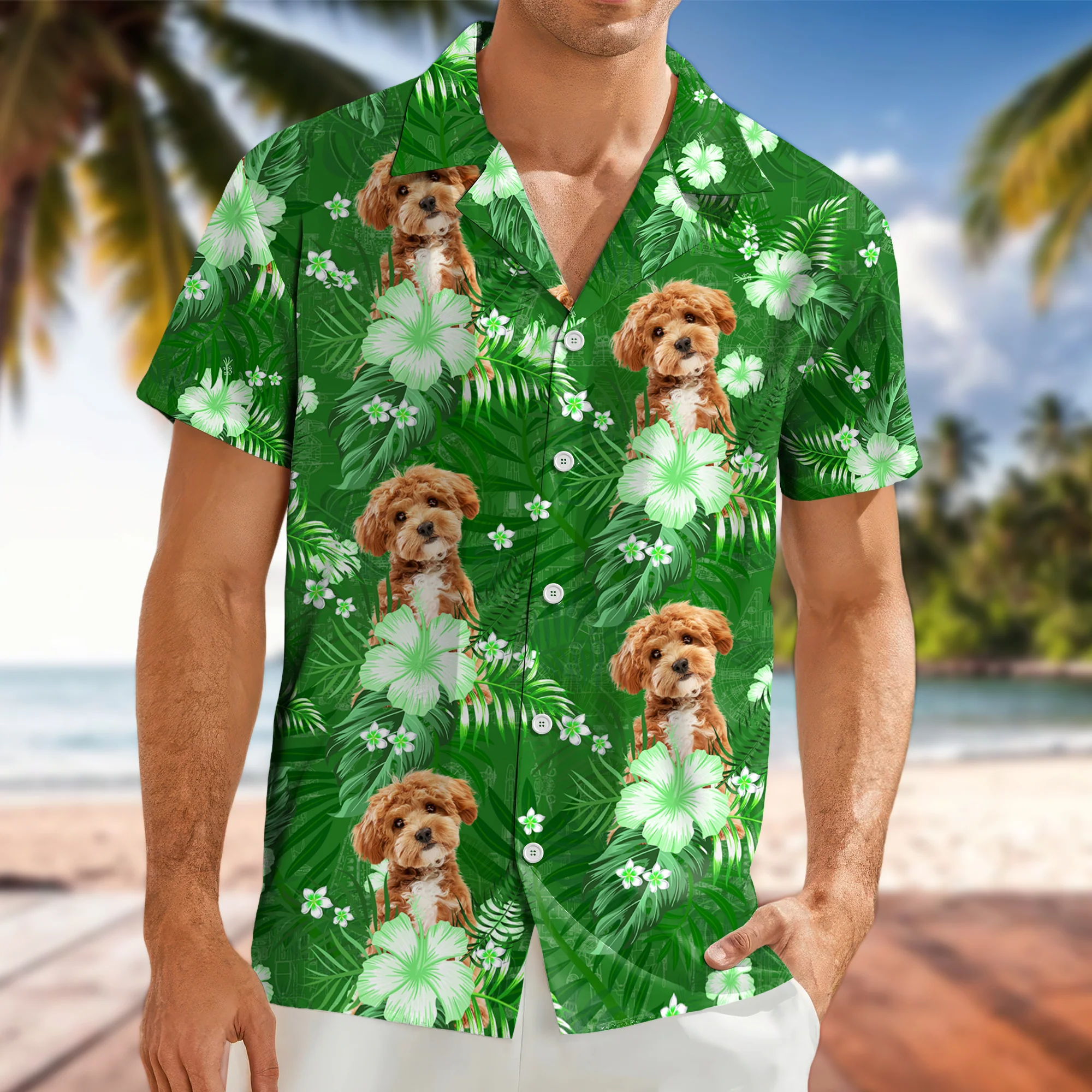 Custom Photo Summer Hawaiian Shirt Perfect For Vacations & Gifts LM32 893749 - Image 5