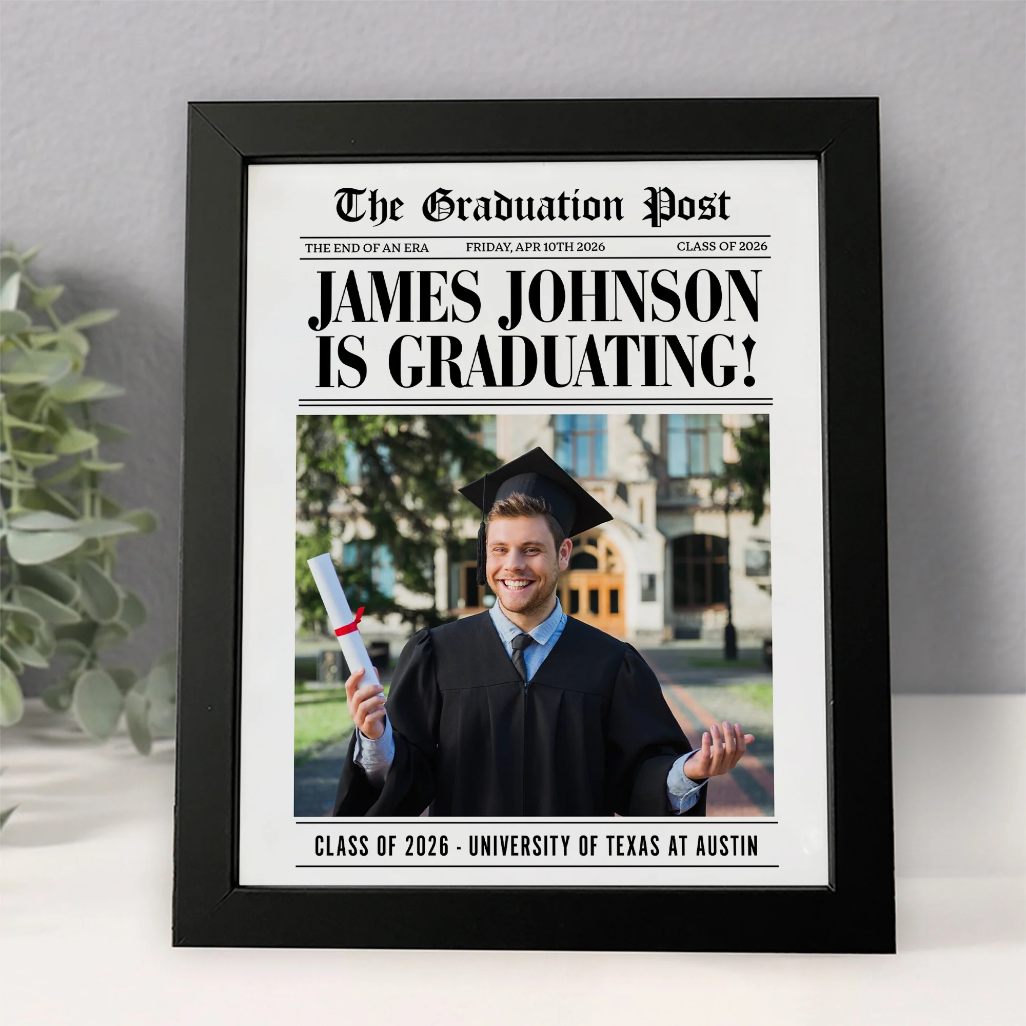 Custom Photo The Graduation Post Class Of 2026 Picture Frame LM32 899209 - Image 3