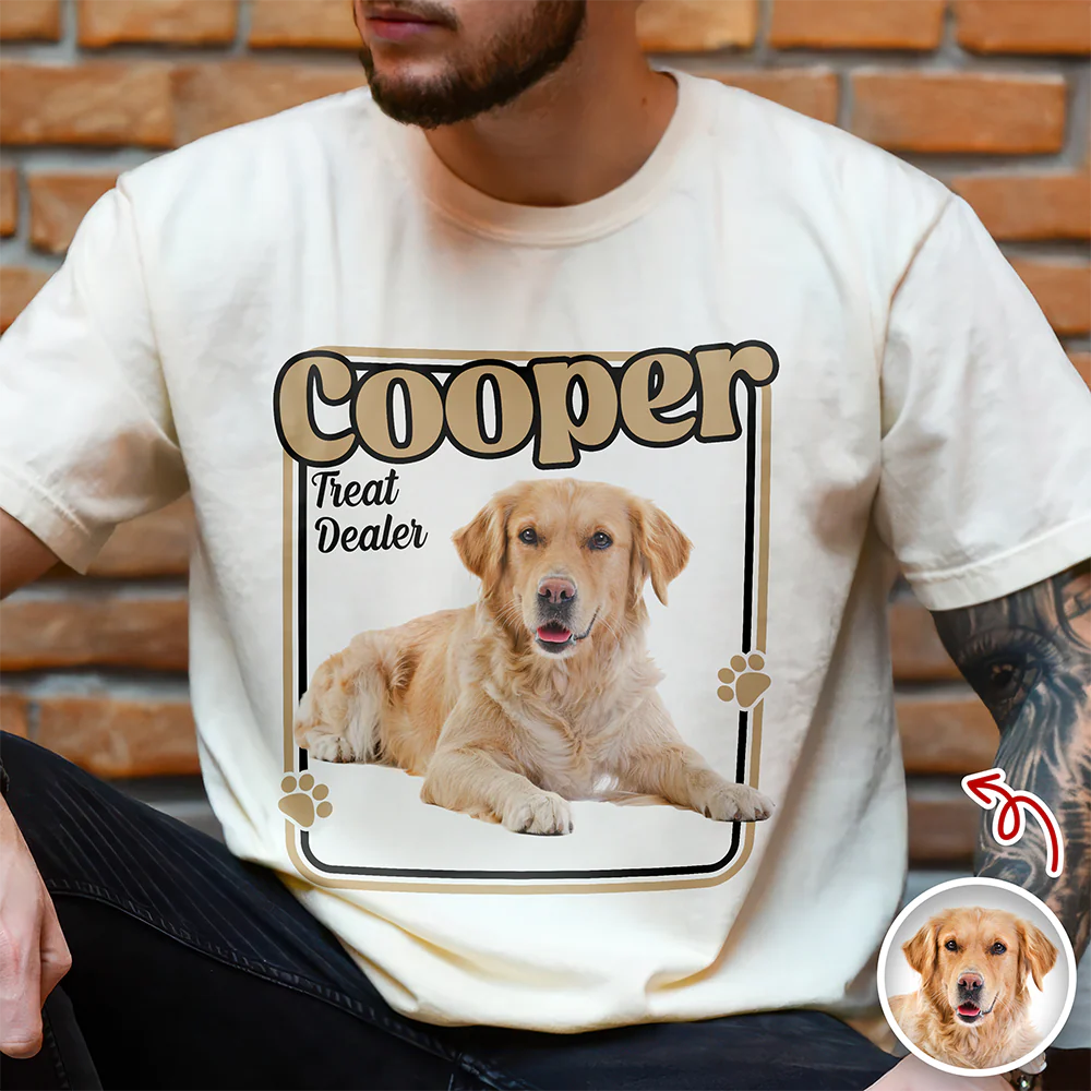 Custom Photo Treat Dealer Dog Comfort Shirt Gift For Dog Lovers CH07 911404 - Image 7