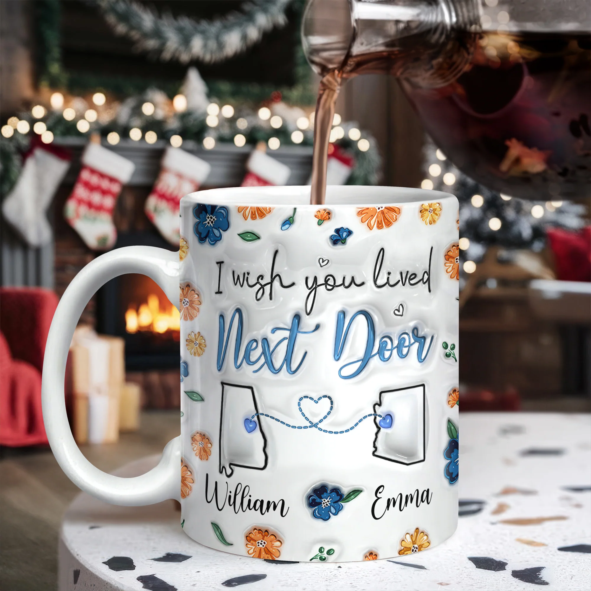 Distance Means So Little When Someone Means So Much - Personalized 3D Mug LM32 895003 - Image 4