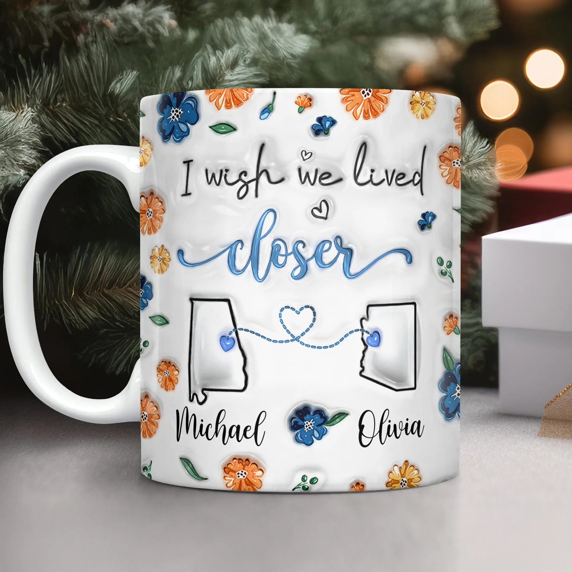 Distance Means So Little When Someone Means So Much - Personalized 3D Mug LM32 895003 - Image 8