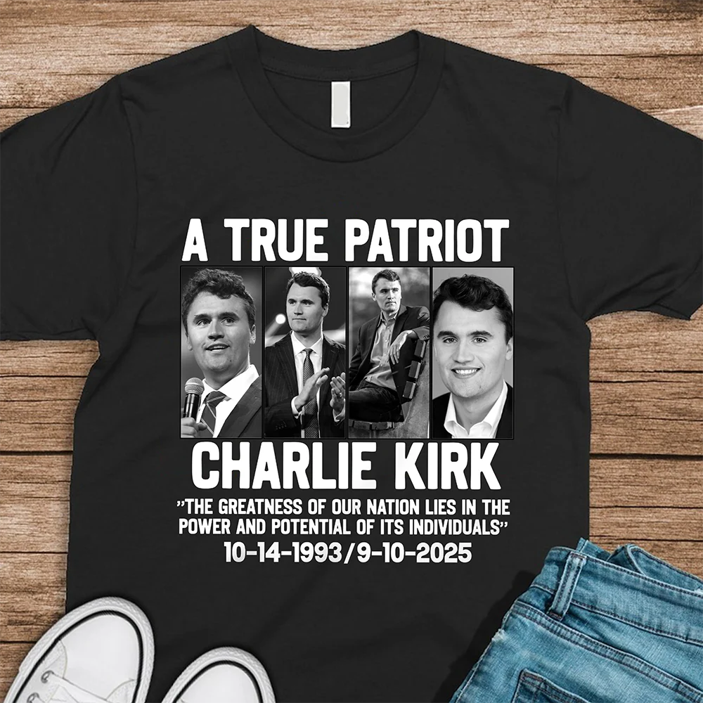 Justice for Charlie Kirk - Prayers Up Charlie Dark Shirt HA75 64418 - Image 9