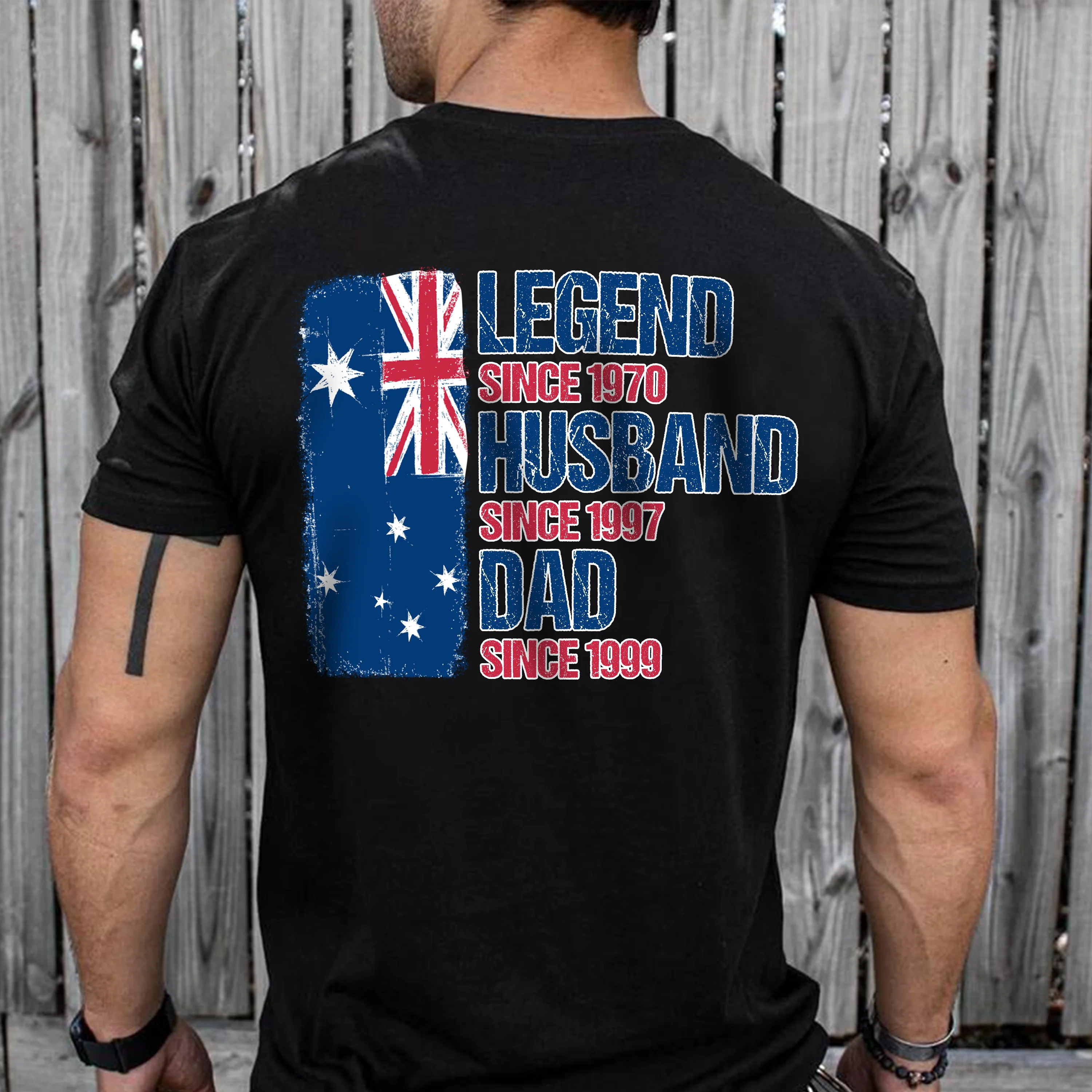 Legend, Husband, Dad And Grandpa - AUS Flag Version - Personalized Back Shirt TH10 894175 - Image 6