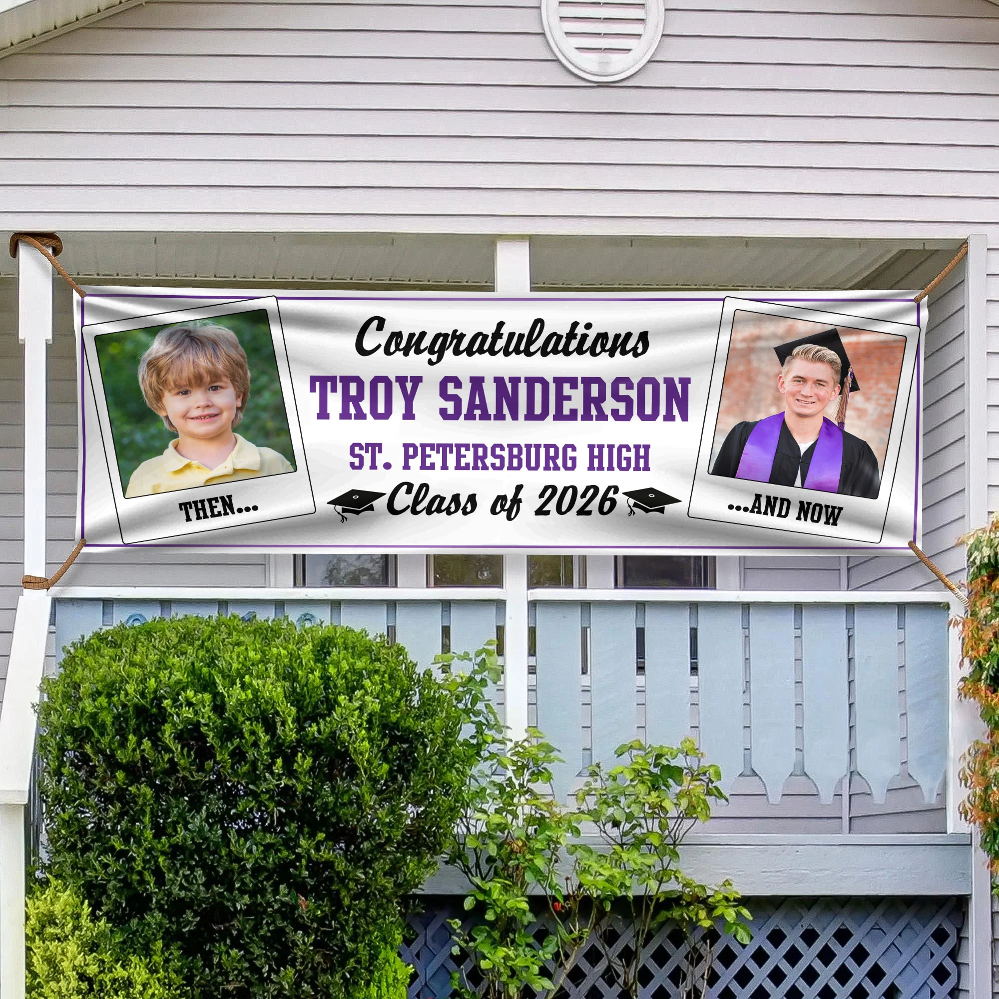 Let's Make Memories Class Of 2026 Personalized Graduation Banner HO82 901724 - Image 9