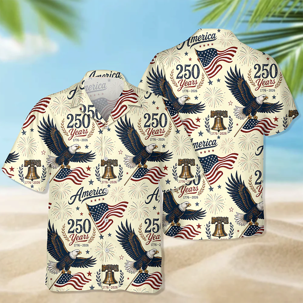 Personalized 250 Years America 1776-2026 Hawaii Shirt CH07 911782 - Image 6
