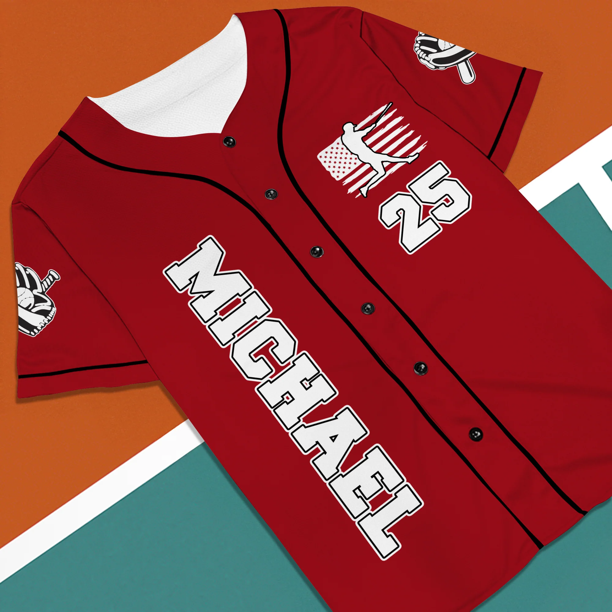 Personalized Baseball Dad Jersey Shirt TH10 892669 - Image 6