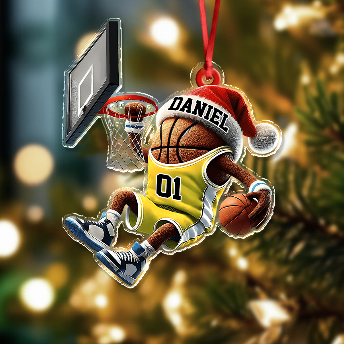 Personalized Basketball Christmas Acrylic Ornament Gift For Basketball Lovers LM32 895697 - Image 4