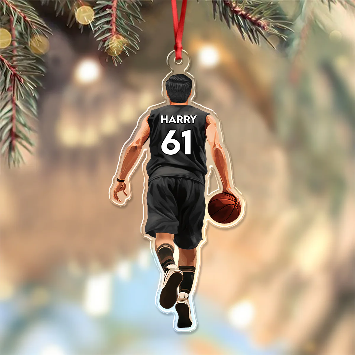 Personalized Basketball Player Acrylic Ornament Gift For Basketball Lovers LM32 895691 - Image 2