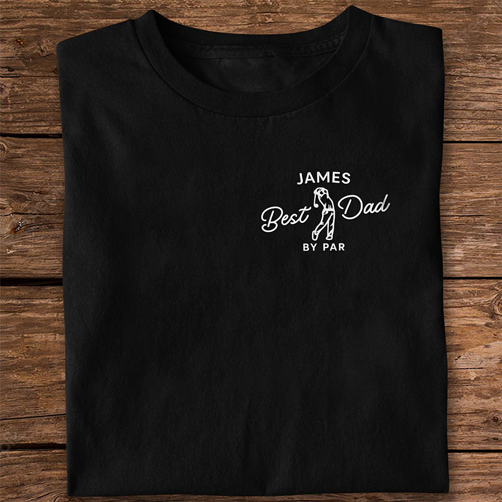 Personalized Best Dad By Par Embroidered Shirt Gift For Golf Lover LM32 668967 - Image 3