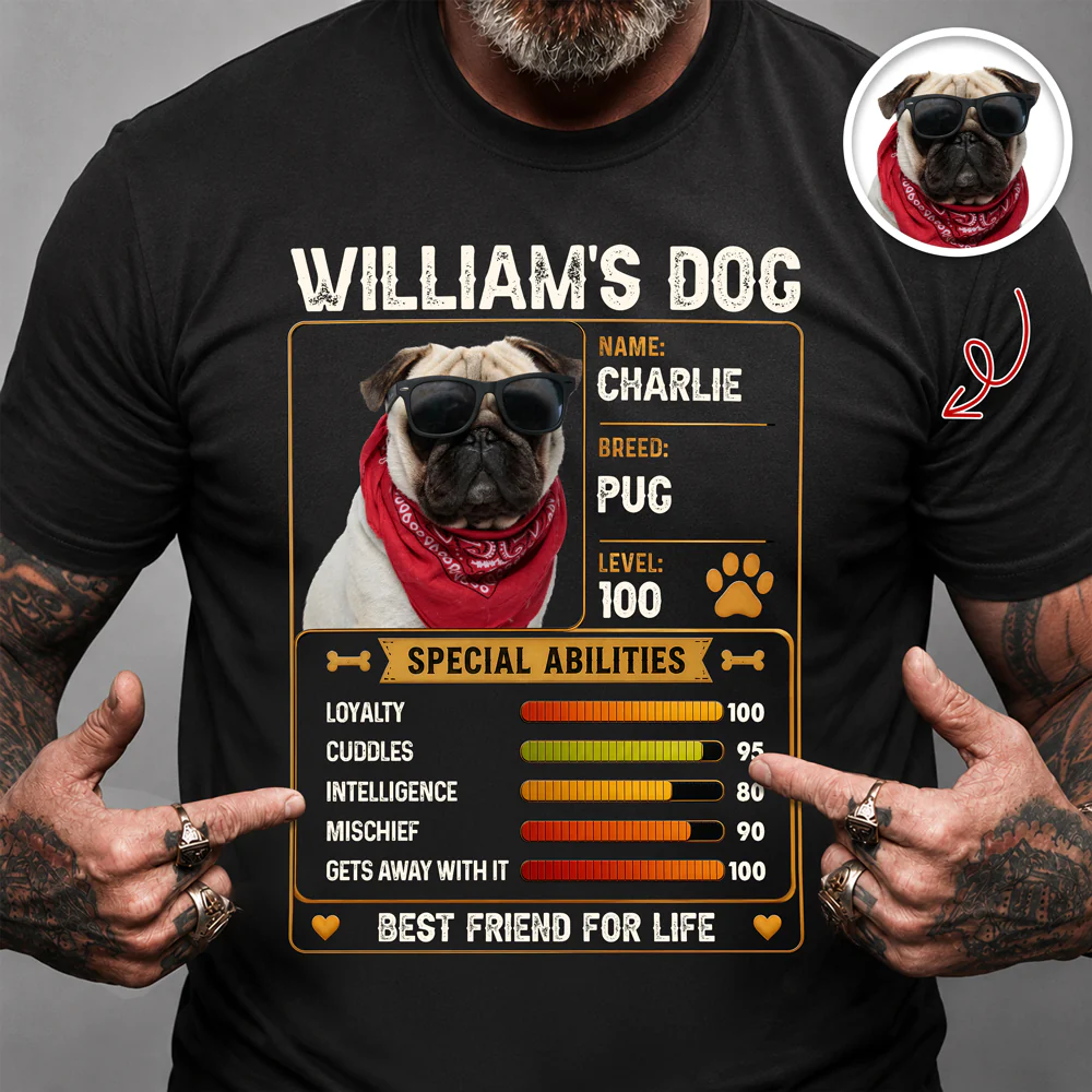 Personalized Best Friend For Life Special Abilities Dog Shirt Gift For Dog Lovers HO82 902440 - Image 6