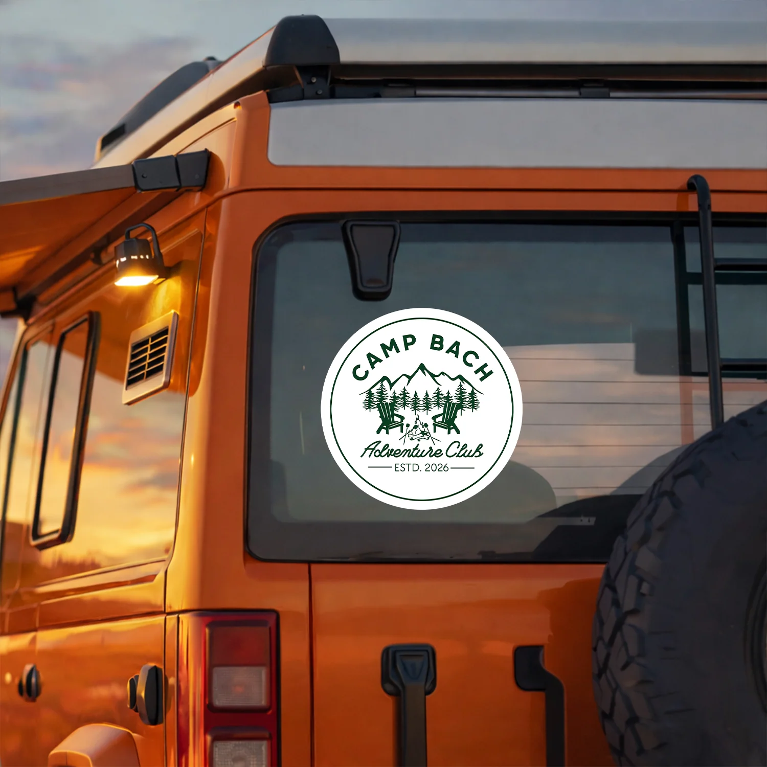 Personalized Camping Car Sticker – Perfect Gift for Camping Lovers TH10 898509 - Image 7