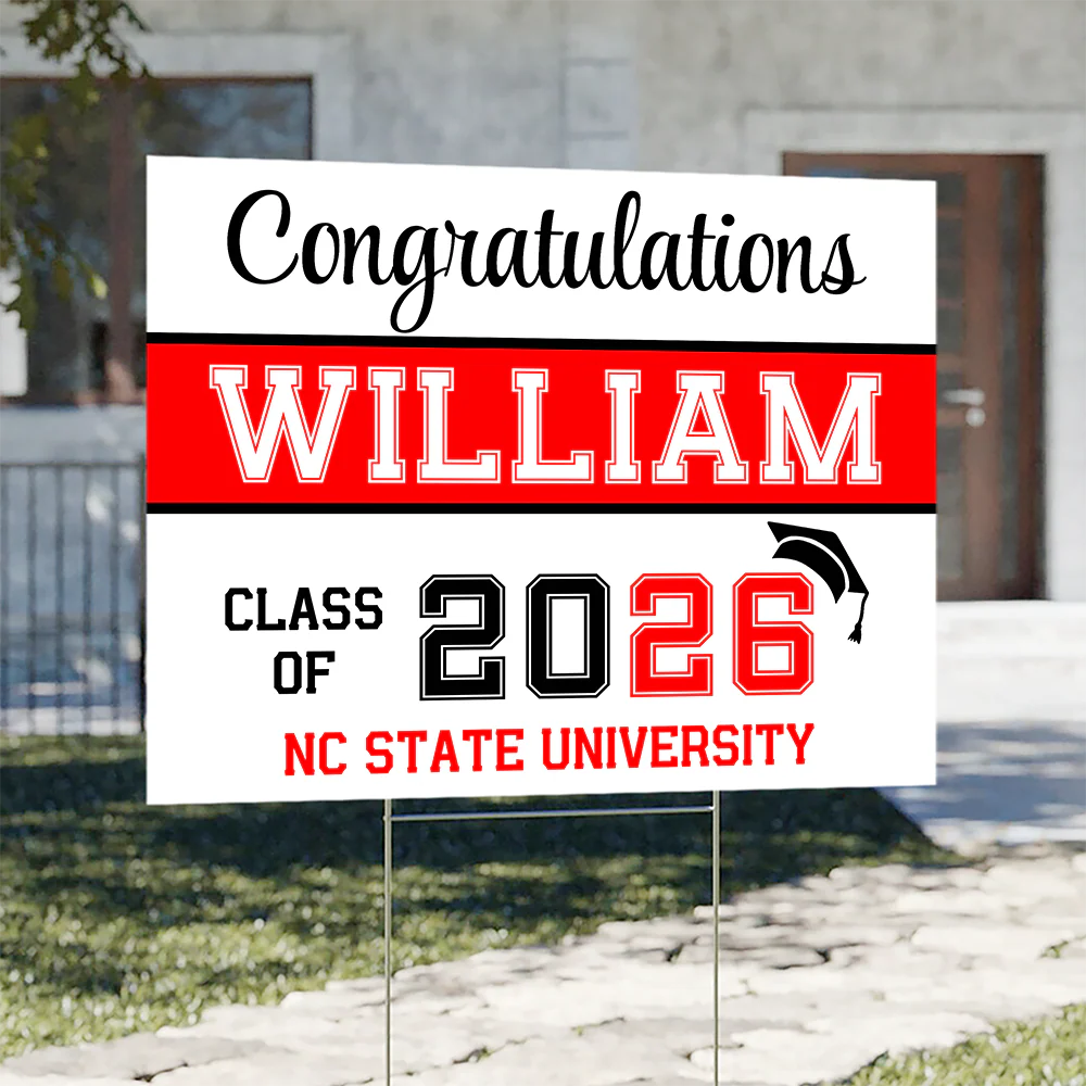 Personalized Congratulations Class Of 2026 Graduation Yard Sign TH10 898807 - Image 5