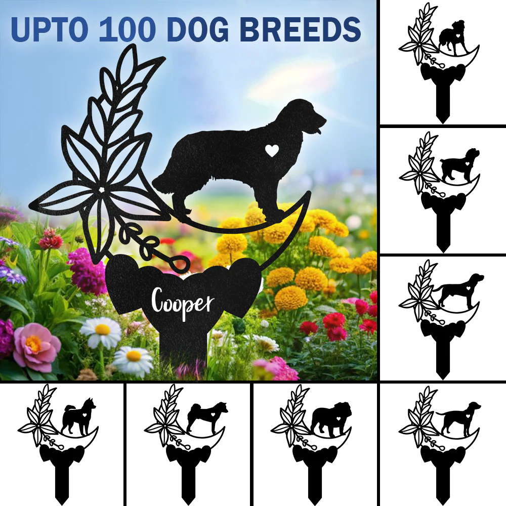 Personalized Dog Memorial Garden Stake For Dog Lovers LM32 893847 - Image 7