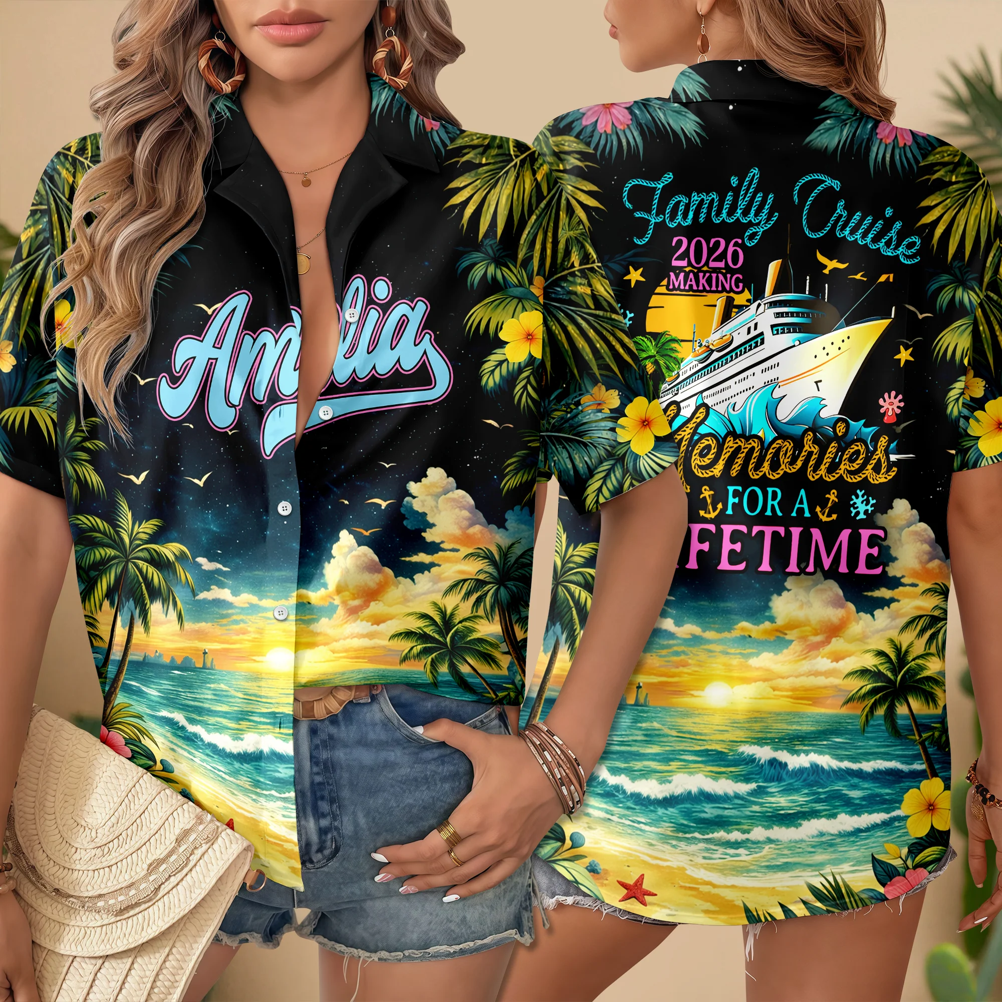 Personalized Family Cruise 2026 Making Memories For A Lifetime Hawaii Shirt CH07 910770 - Image 2