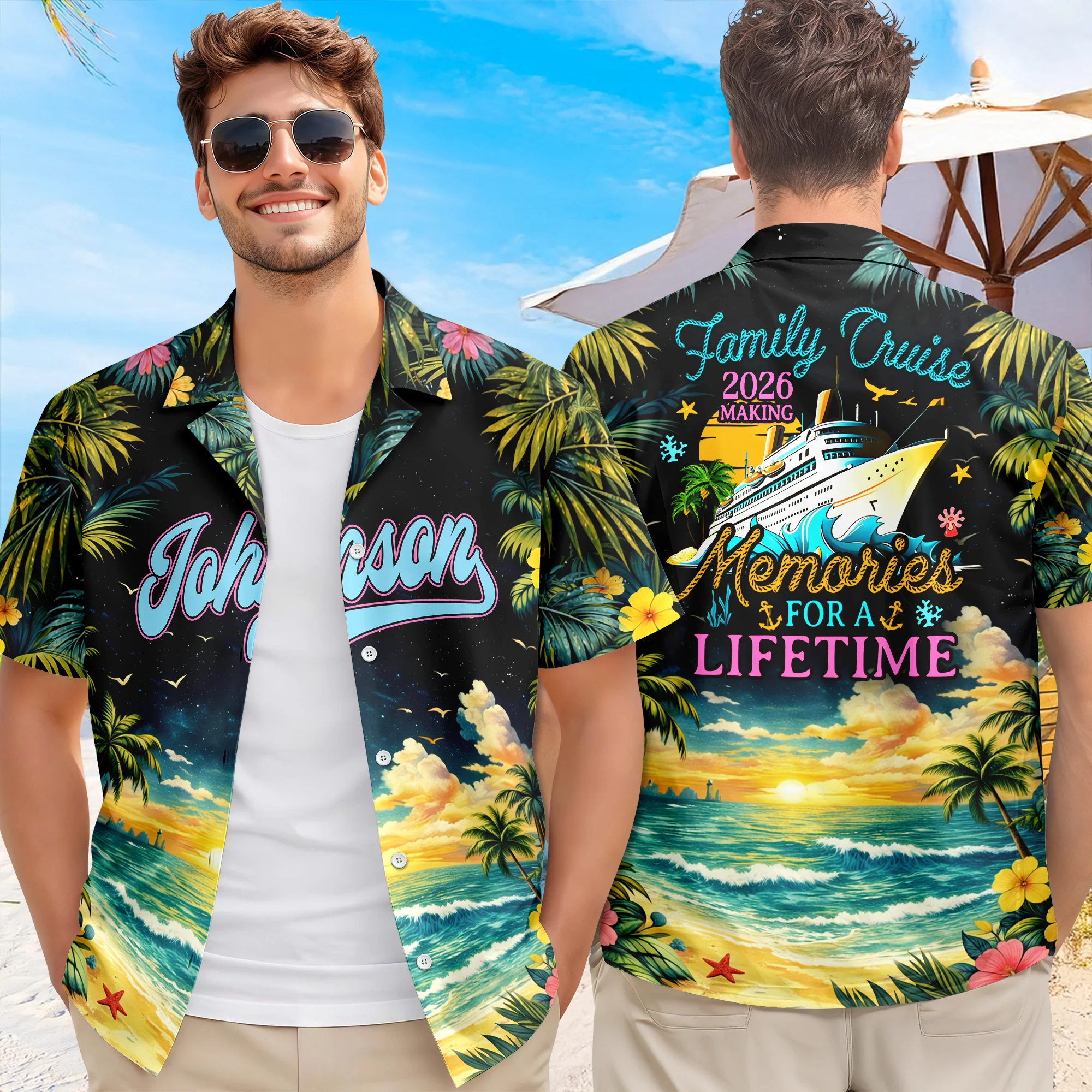 Personalized Family Cruise 2026 Making Memories For A Lifetime Hawaii Shirt CH07 910770 - Image 4
