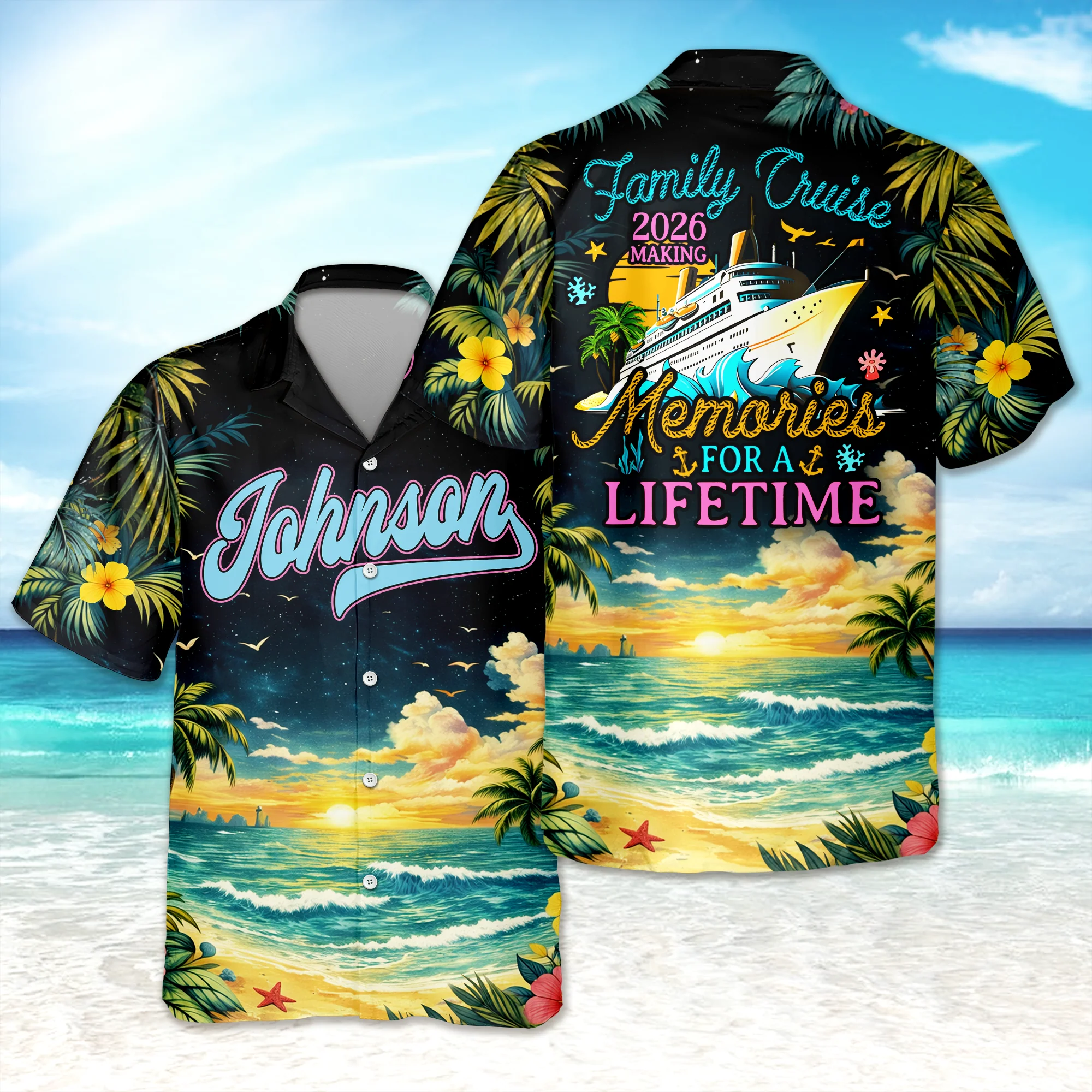 Personalized Family Cruise 2026 Making Memories For A Lifetime Hawaii Shirt CH07 910770 - Image 6