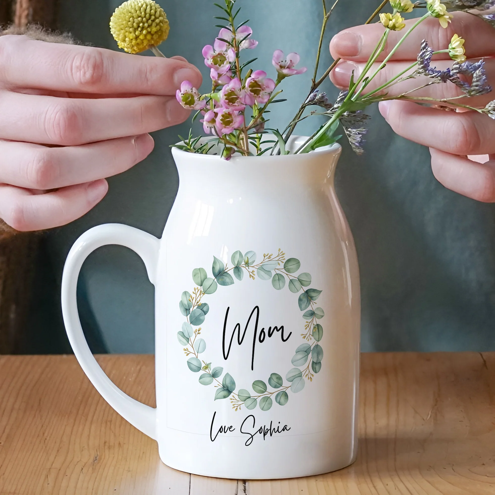 Personalized Flower Vase for Mum, Grandma, Mother’s Day Gift LM32 899401 - Image 2