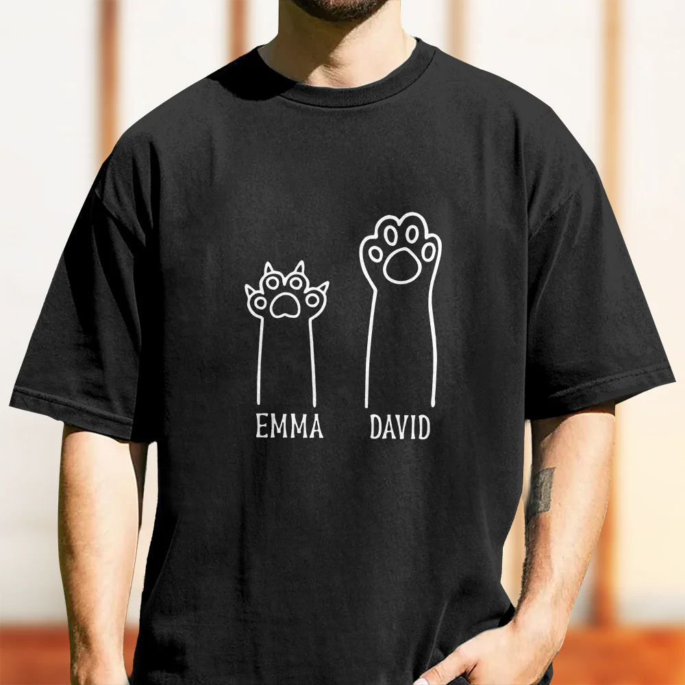 Personalized Funny Cat Paw Rock Paper Scissors Comfort Shirt Gift For Cat Lovers LM32 899649 - Image 6