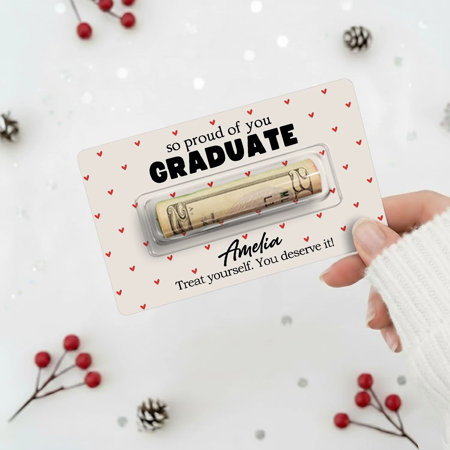 Personalized Funny Graduation Class of 2026 Money Card Holder CH07 895584 - Image 4