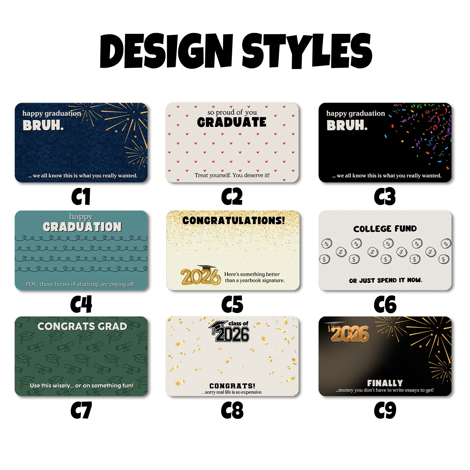 Personalized Funny Graduation Class of 2026 Money Card Holder CH07 895584 - Image 6