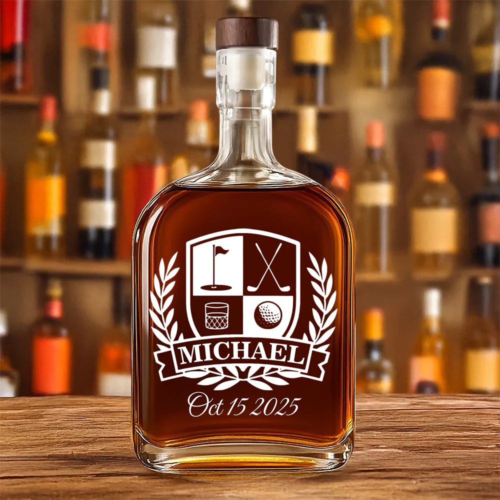 Personalized Golf Whiskey Bottle Gift For Golfer, Golf Lovers HA75 898552 - Image 3