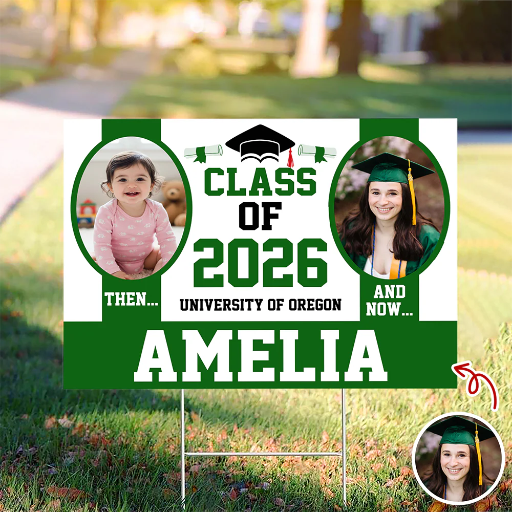 Personalized Let's Make Memories All Grown Up Graduation Class Of 2026 Yard Sign HO82 901346 - Image 4