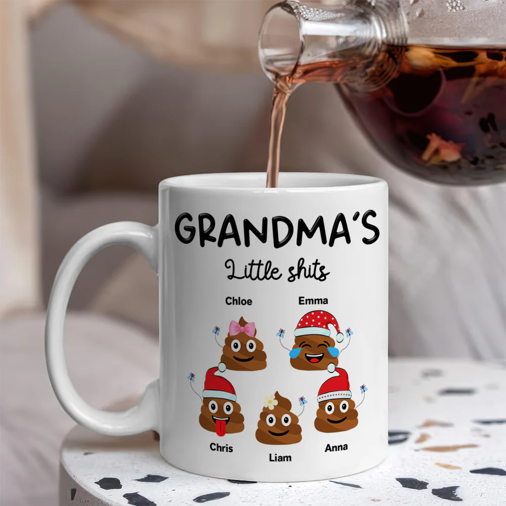 Personalized Mommy’s Little Shits Mug – Funny Christmas Gift for Mom CH07 896324 - Image 4