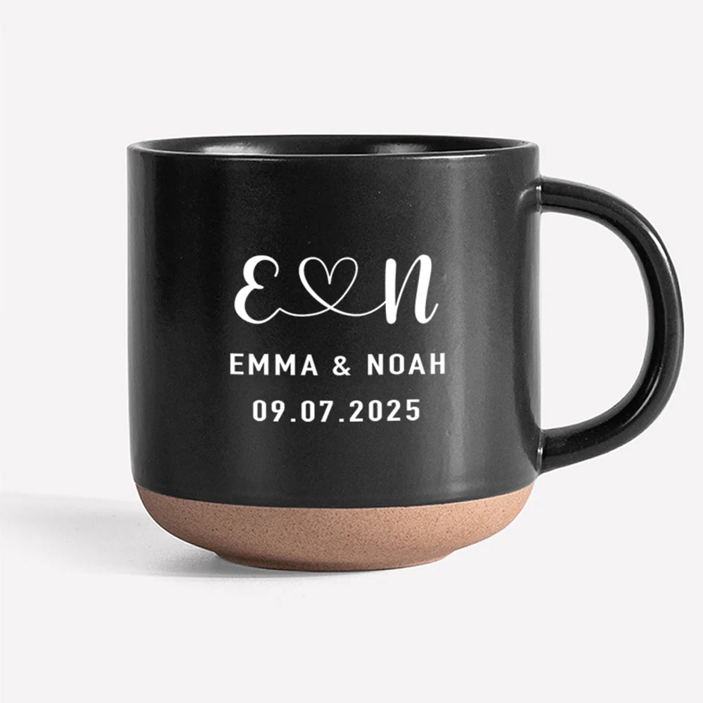 Personalized Mr and Mrs Couple Gift Pottery Mug HA75 898918 - Image 4