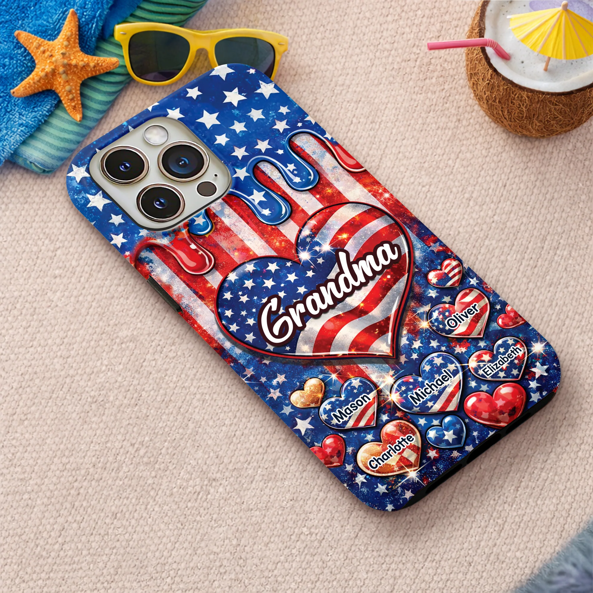 Personalized Name A Grandmother’s Heart Holds Forever Love Phone Case HA75 920804 - Image 4