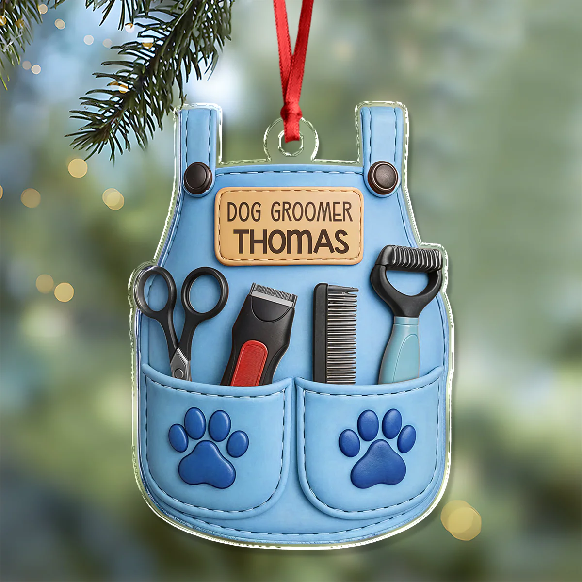 Personalized Pet Groomer Christmas Acrylic Ornament LM32 895489 - Image 8