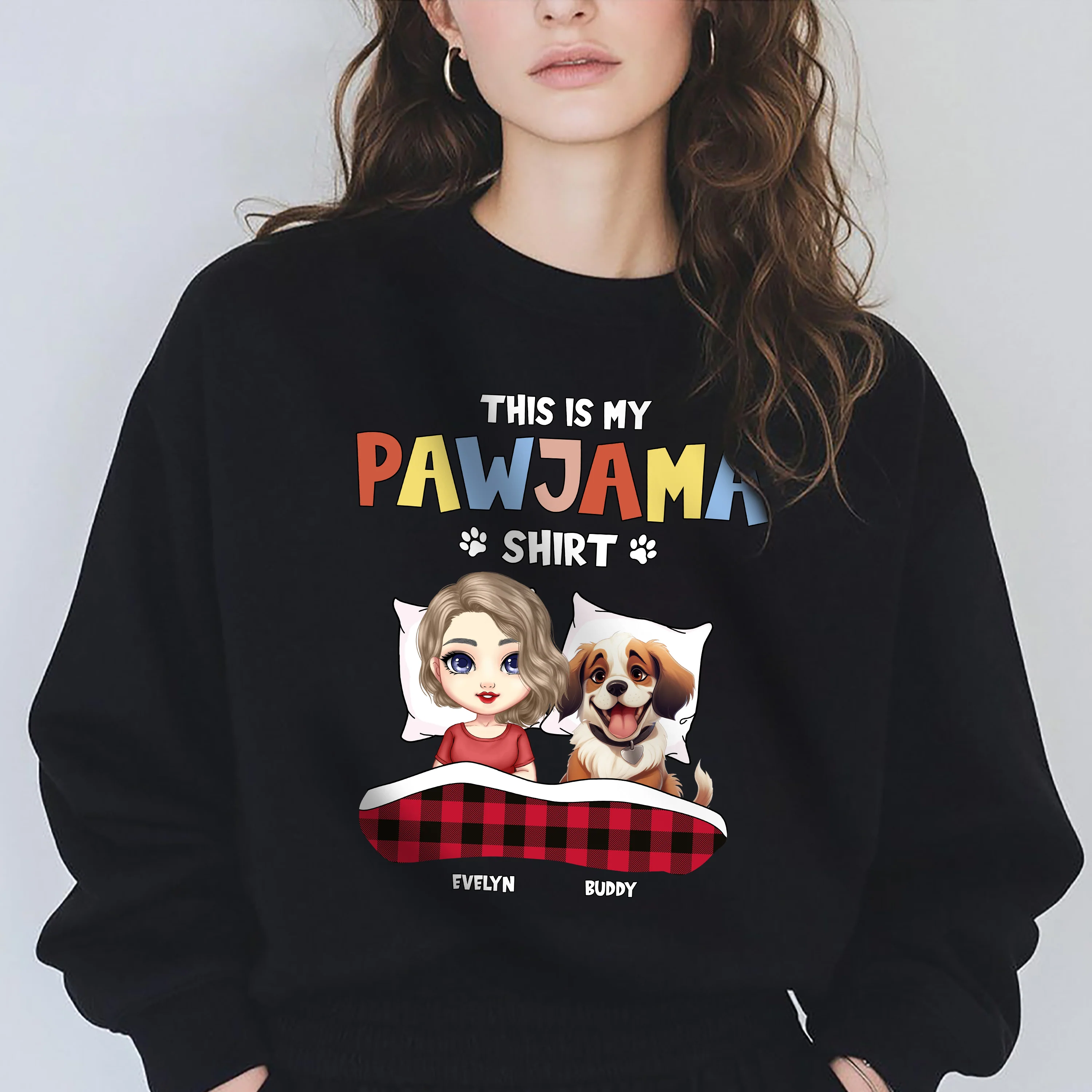 Personalized This is My Pawjama Shirt Gift for Dog Lovers LM32 893885 - Image 3