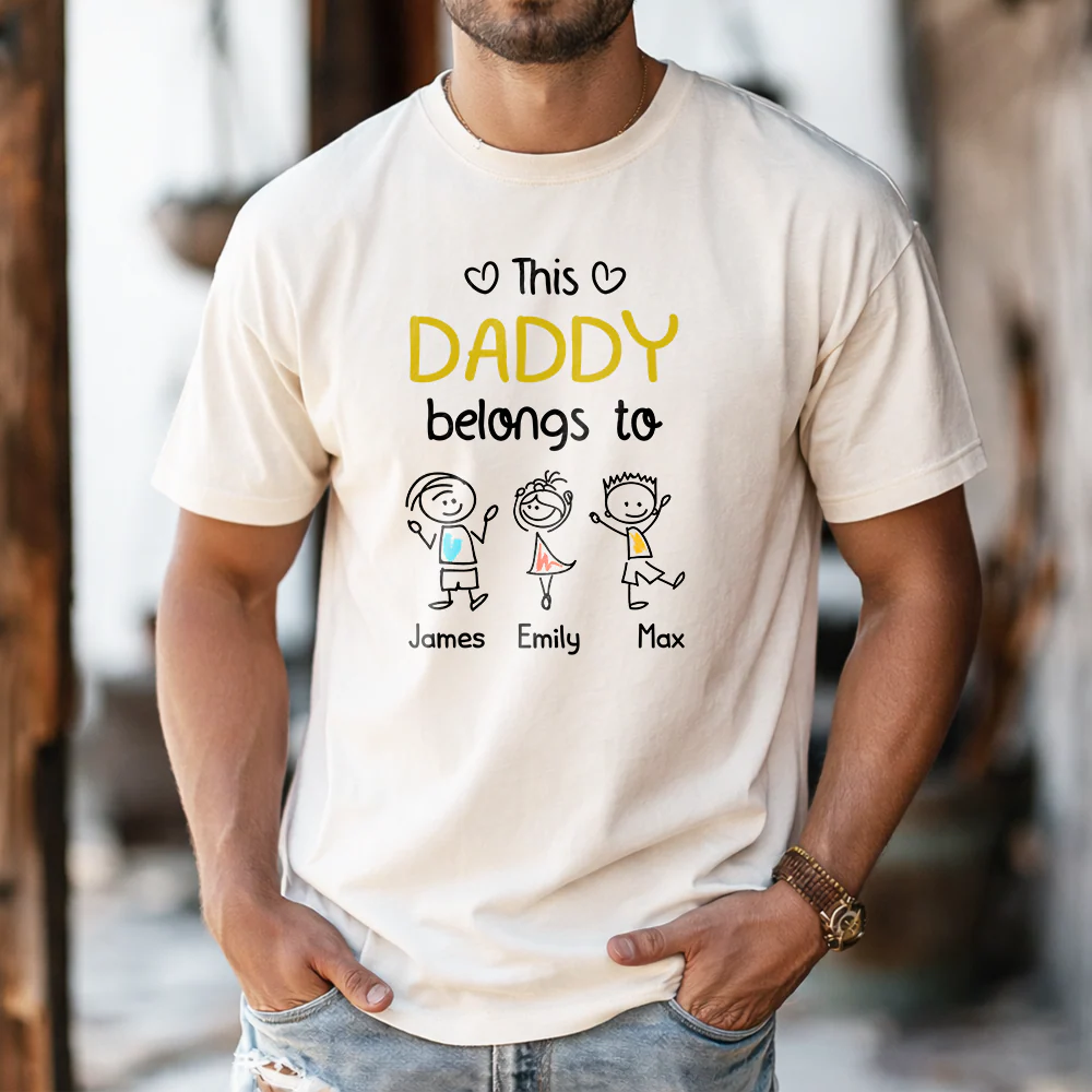 Personalized This Papa Belongs To Us Comfort Shirt Father’s Day Gift HA75 921440 - Image 2