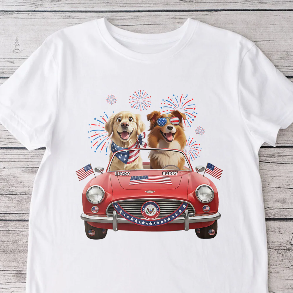 Personalized USA 250th Anniversary Dog Journey to 250 Years Bright Shirt LM32 899063 - Image 3
