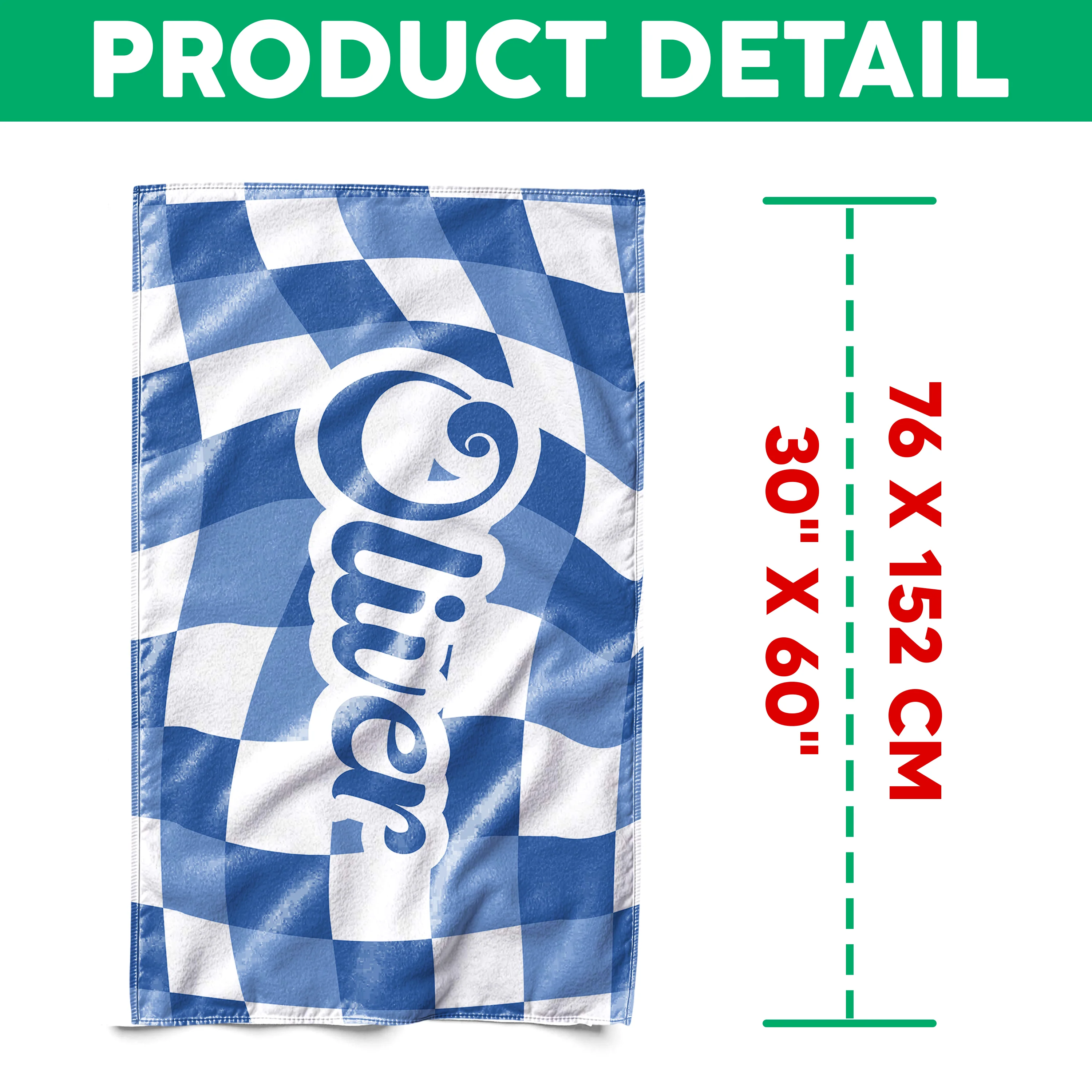 Personalized Vans Checker Pattern In Retro Style Beach Towel HA75 892798 - Image 22