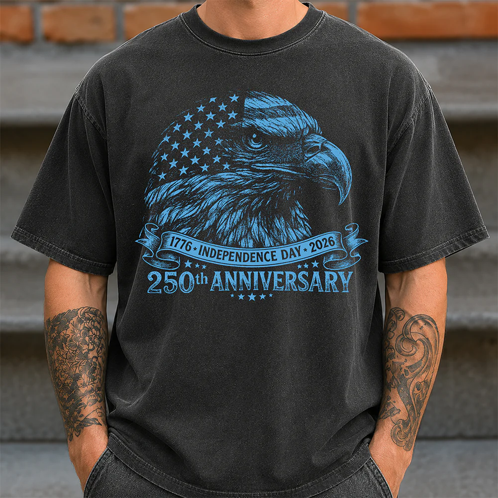 Personalized Vintage Bald Eagle USA 250 Independence Day Comfort Shirt LM32 669041 - Image 7
