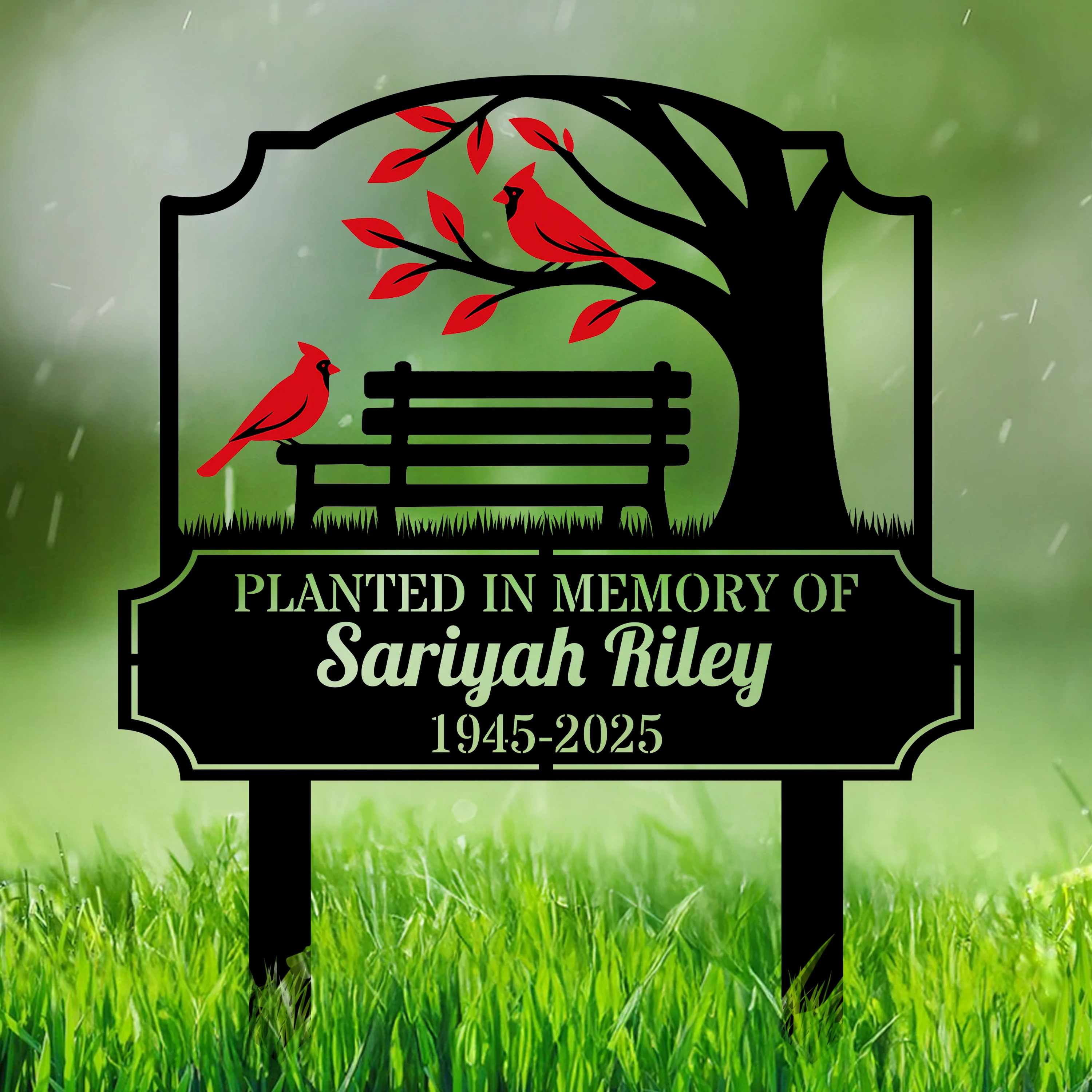 Planted In Memory Personalized Memorial Garden Stake HA75 892724 - Image 6