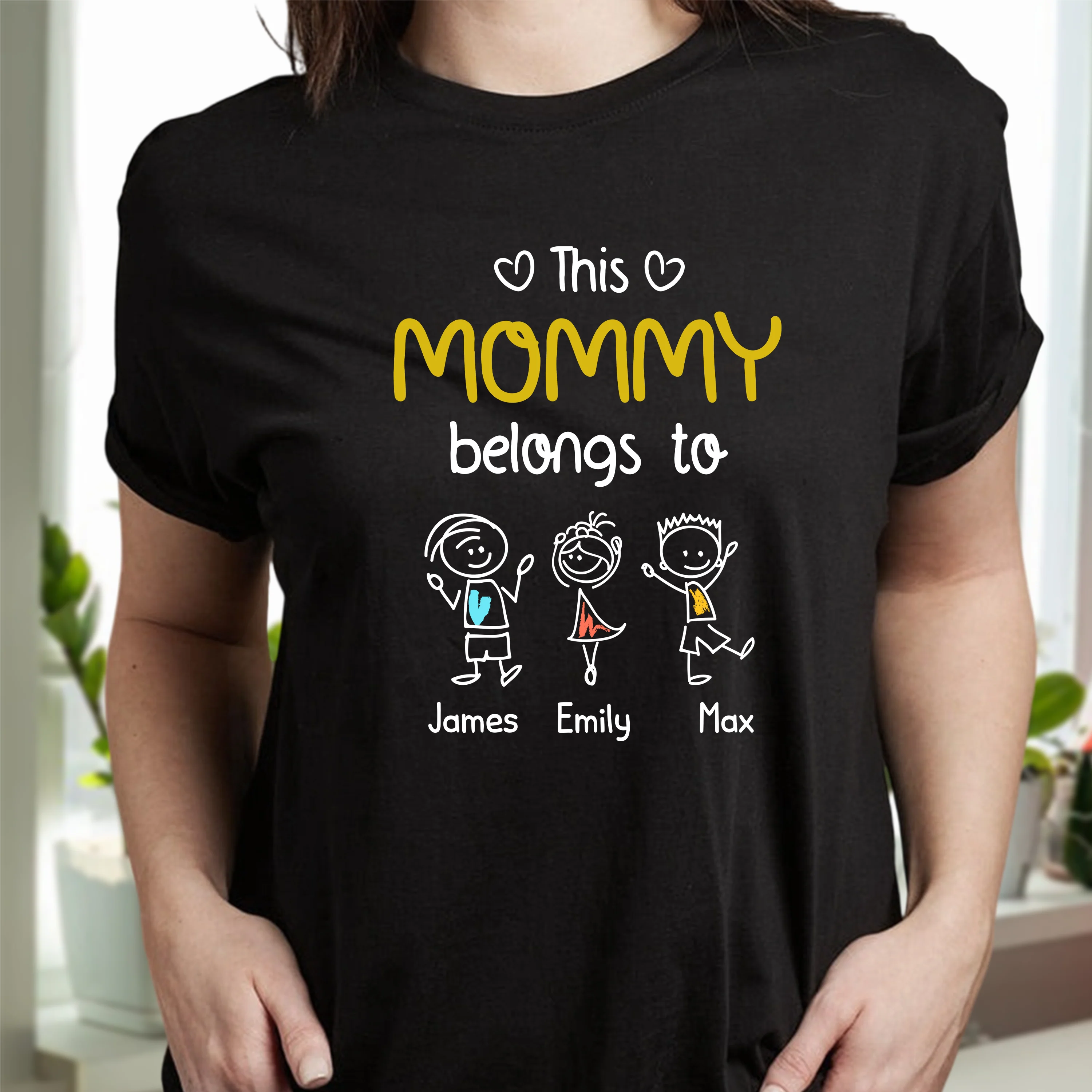 This Grandpa Belongs To Us Personalized Dark Shirt HA75 897208 - Image 4