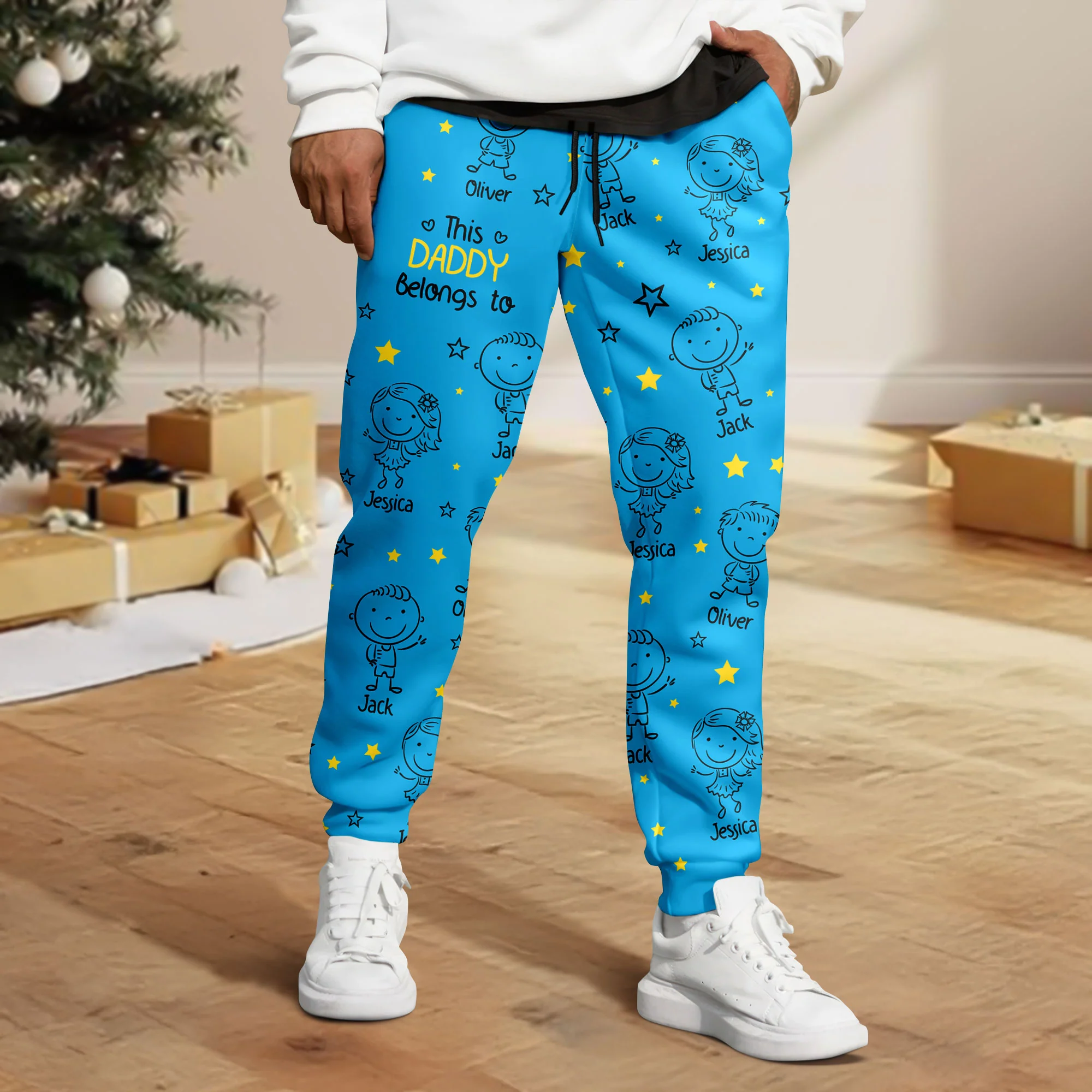 This Grandpa Dad Belongs To Kids - Personalized Sweatpants HO82 900312 - Image 6