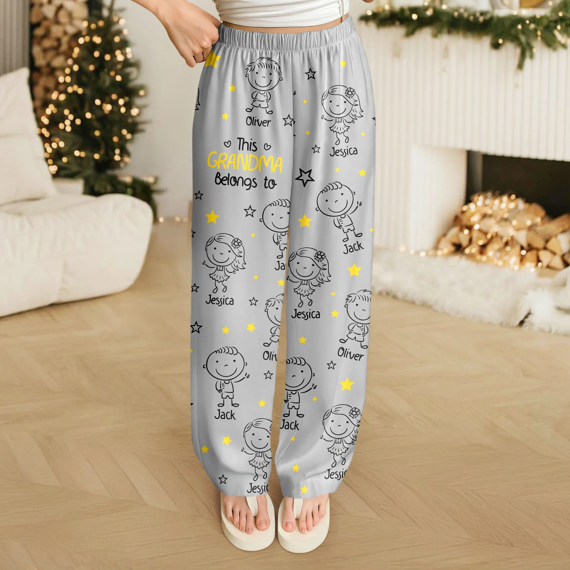 This Grandpa Dad Belongs To Kids - Personalized Sweatpants HO82 900312 - Image 9