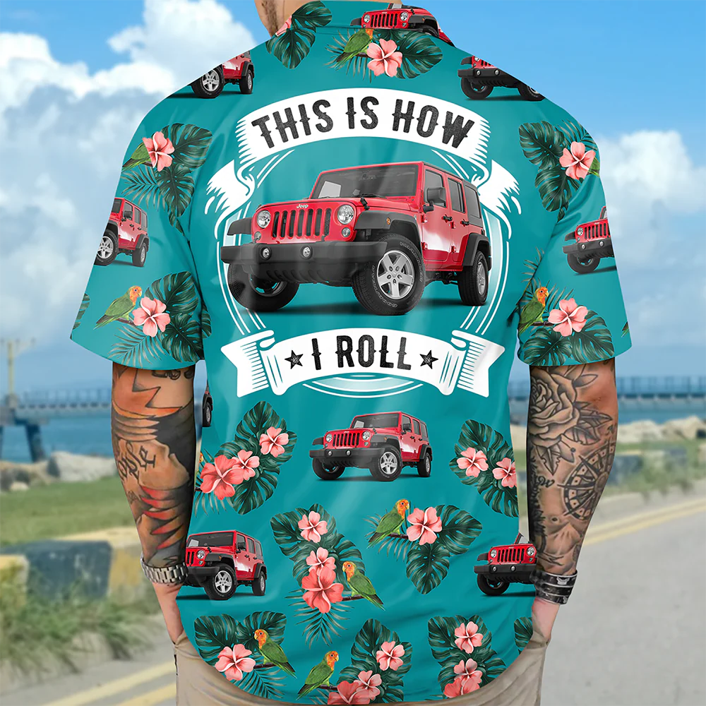 This Is How I Roll - Personalized Upload Vehicle Photo Hawaiian Shirt For Biker CH07 895684 - Image 14