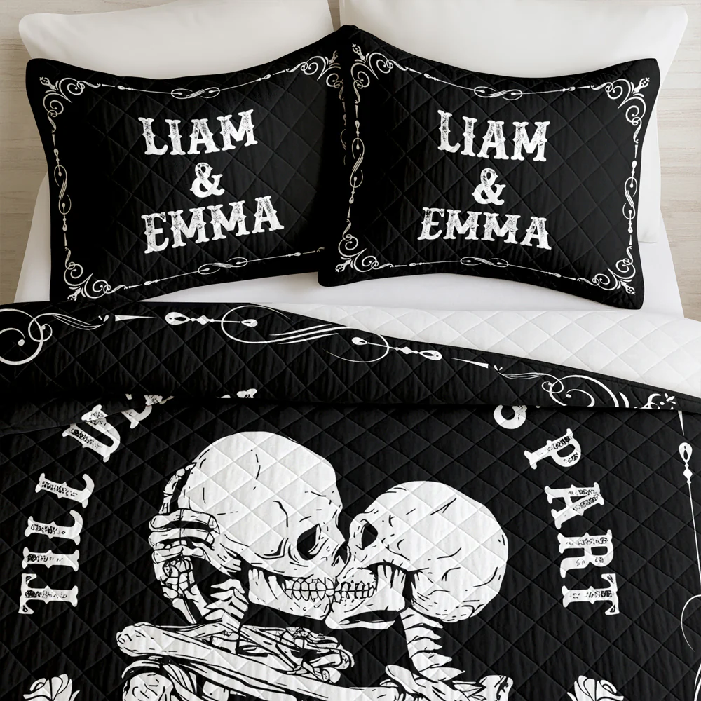 Till Death Do Us Part - Personalized Bedding Set Valentine Gift For Couple CH07 899852 - Image 8