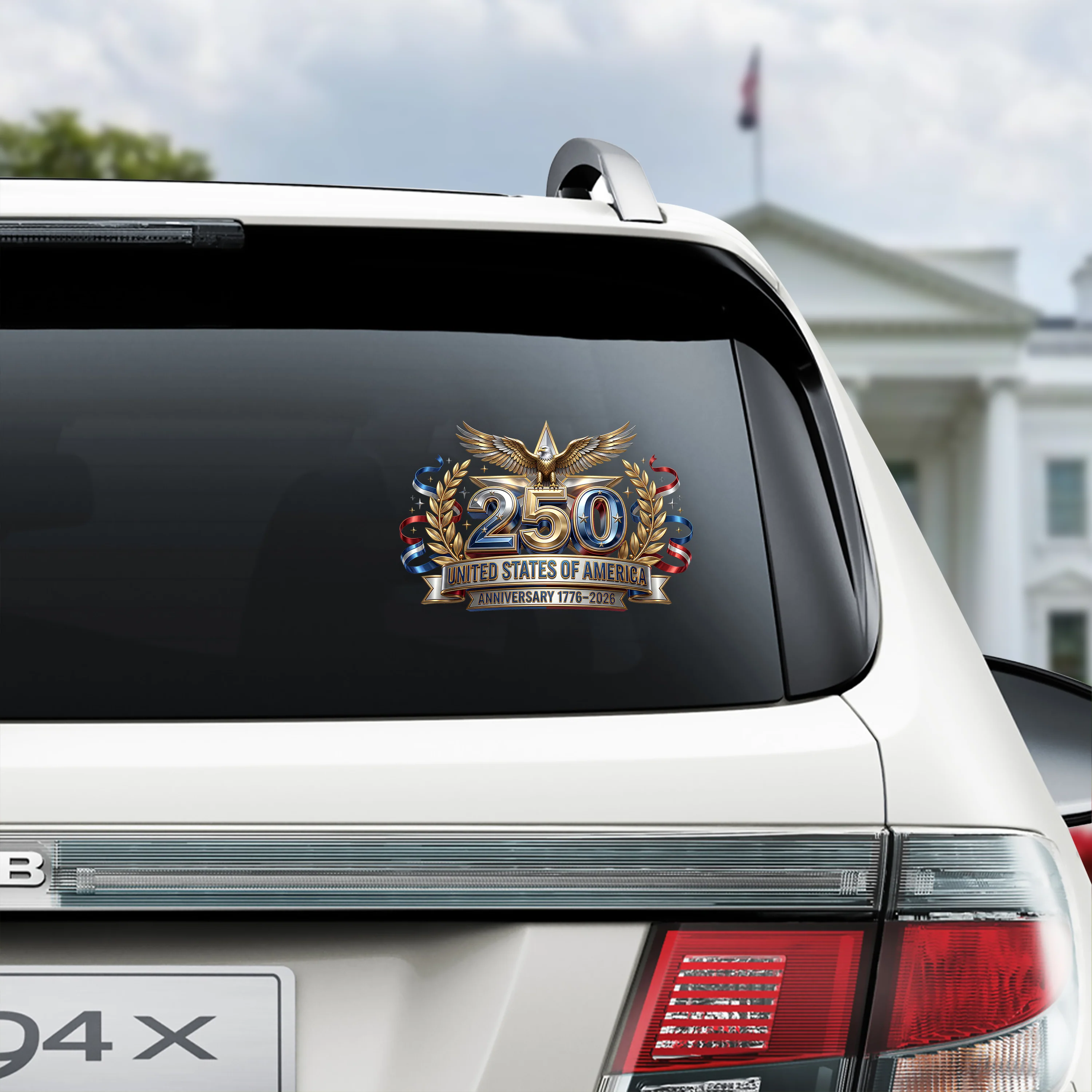 USA 250 Anniversary Eagle 1776-2026 Patriotic Car Window Decal Sticker HA75 898914 - Image 3