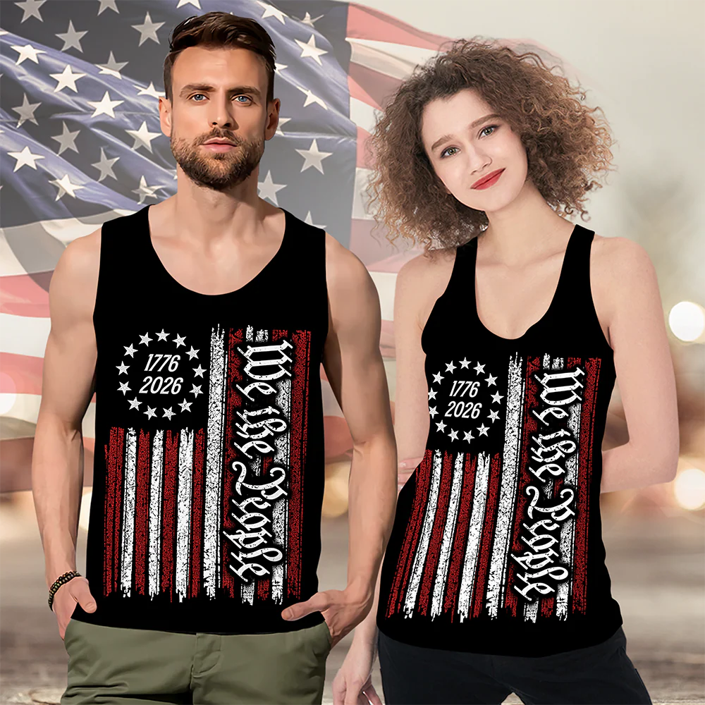 We The People 1776-2026 US Flag TankTop HA75 920994 - Image 4