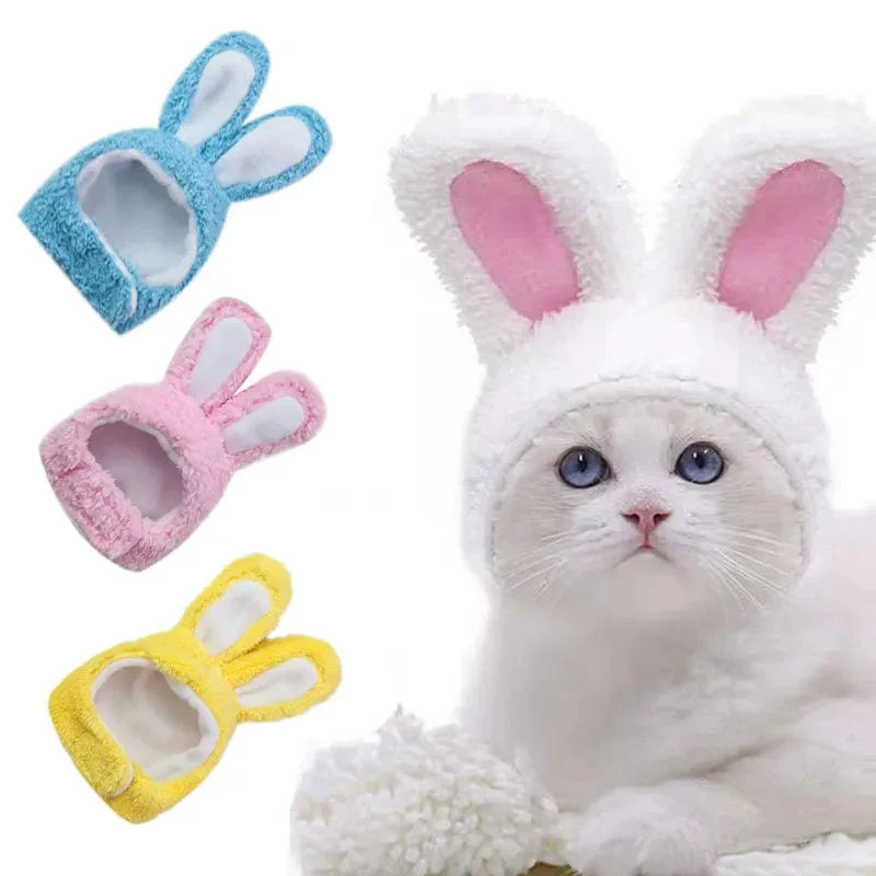 Warm Funny Cat Headgear Cute Rabbit Ears