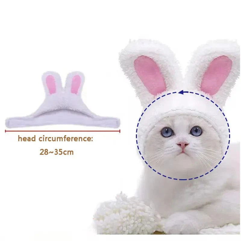 Warm Funny Cat Headgear Cute Rabbit Ears - Image 6