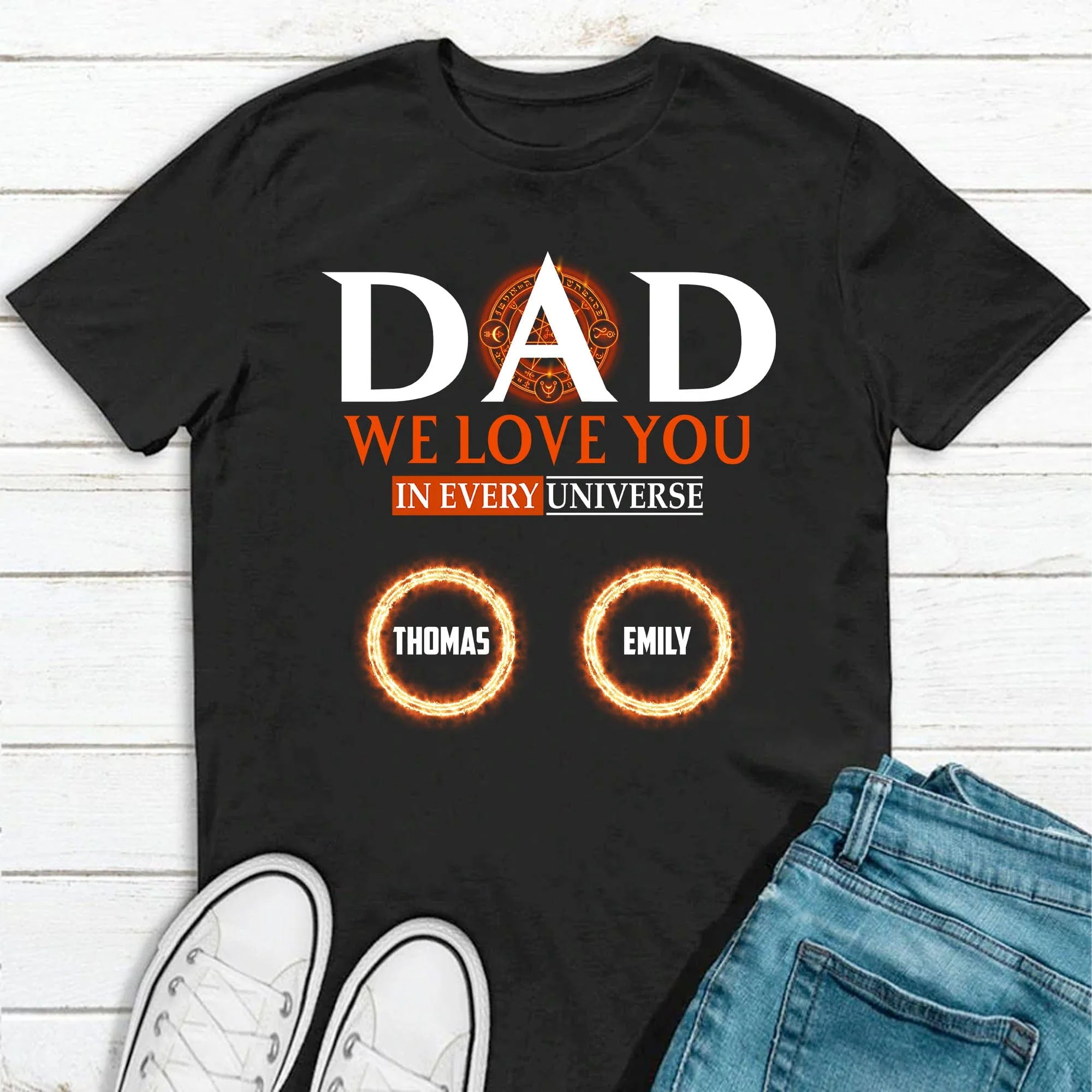 We Love You In Every Universe Personalized Custom Family Shirt C324 - Image 3