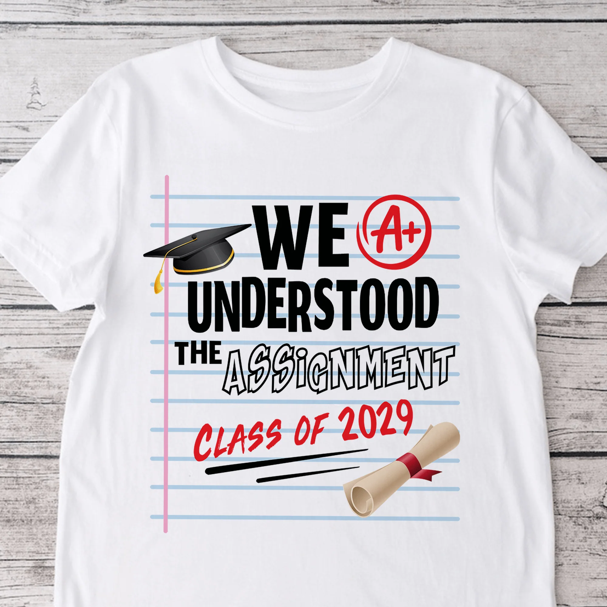 We Understood The Assignment Class Of 2025 Graduation Shirt HN590 HA75 891892 - Image 28