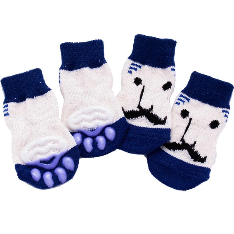 Winter Warm Socks Cute Cartoon Anti Slip Pet Shoes Socks - Image 11