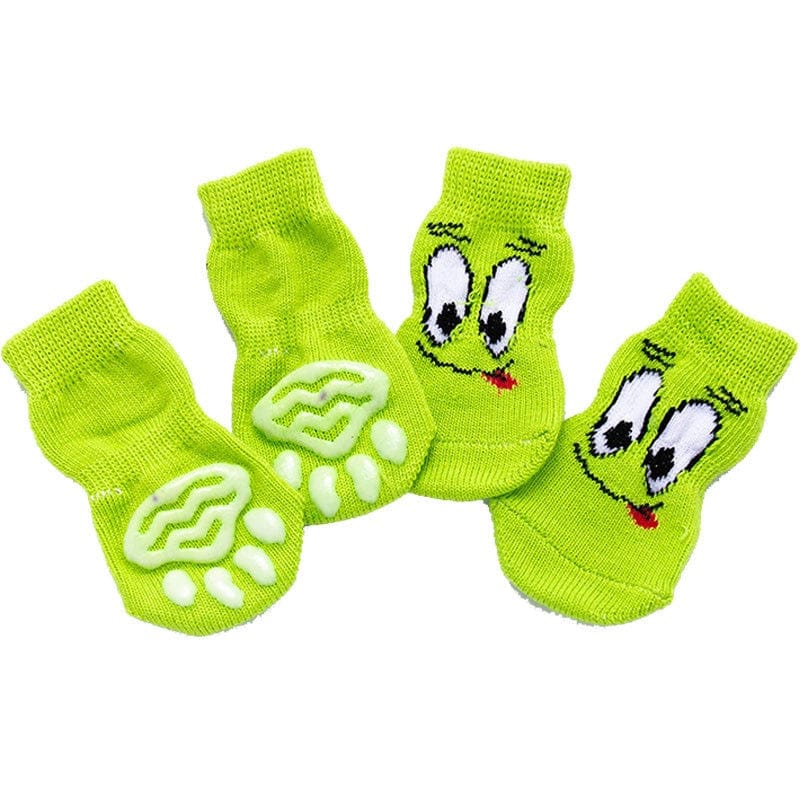 Winter Warm Socks Cute Cartoon Anti Slip Pet Shoes Socks - Image 17